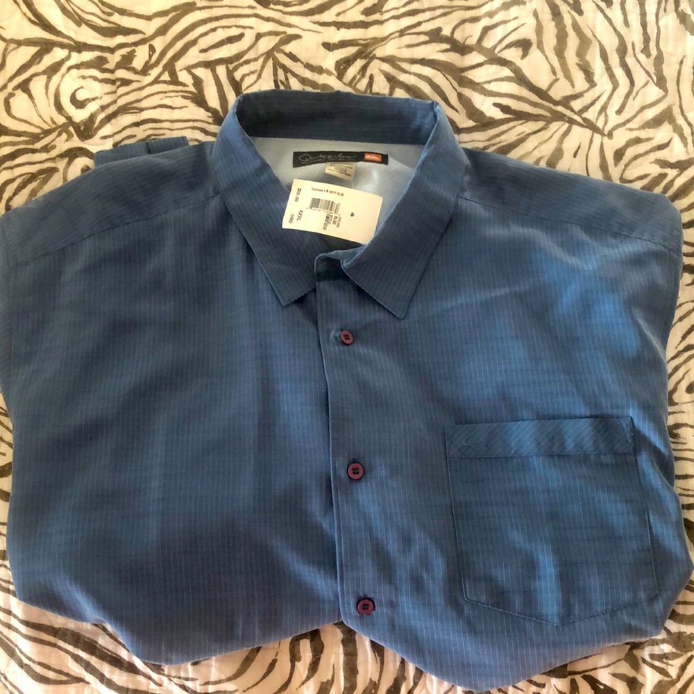 Quicksilver waterman collection short sleeve button down. Brand new - tag on!